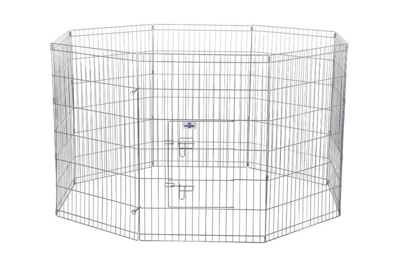 OPEN BOX Confidence Pet 8 Panel Playpen Dog Play Pen / Training Yard XL