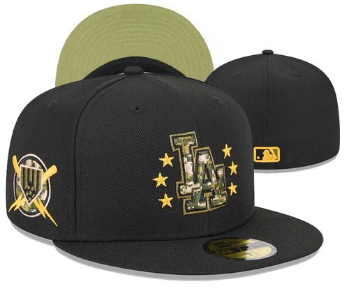 Los Angeles Dodgers LA Fitted Hats Cap Sonnenhut Unisex New Series Baseballmütze Kappe - Bild 4 von 15