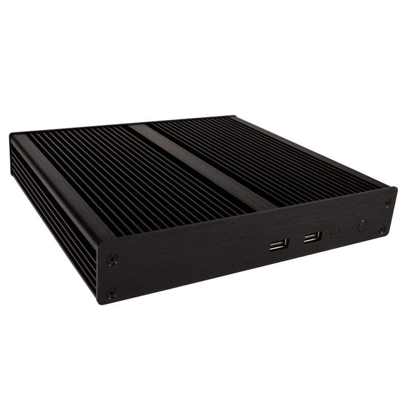 Akasa Plato NE Supporto Server Nero Alluminio 1U HDD Potenza A-NUC59-M1B