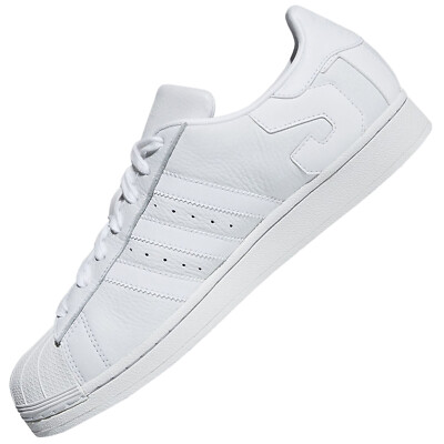 Adidas Originals Superstar Women's Sneaker Trainers SUPER & STAR Logo White  | eBay