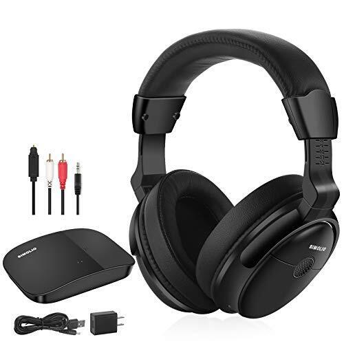 Wireless TV Headphones for Seniors and Hard of Hearing, 2.4GHz Over-Ear - Picture 1 of 5