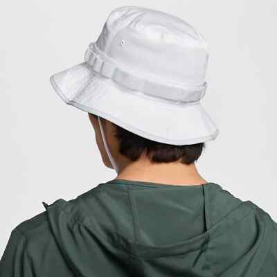 Nike Dri-FIT Apex Bucket Hat White Size S Unisex Adult Mens