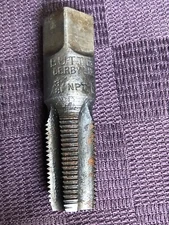 3/8 "- 18 NPT METAL TOOL THREAD TAP BUTTERFIELD FOR STEEL DERBY LINE VT USA
