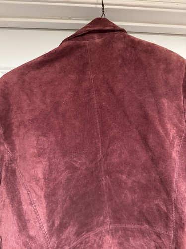 Women's i.e. Plumb? Leather Shell Jacket Size Medium - Picture 17 of 23