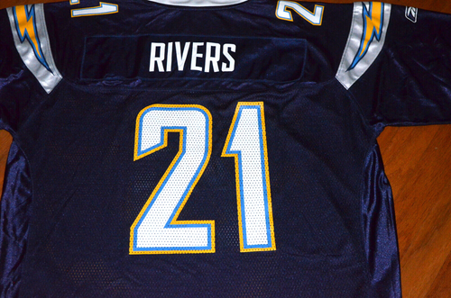 San Diego Chargers Philip Rivers Size-Large LaDainian Tomlinson ERROR NFL Jersey - Picture 3 of 9