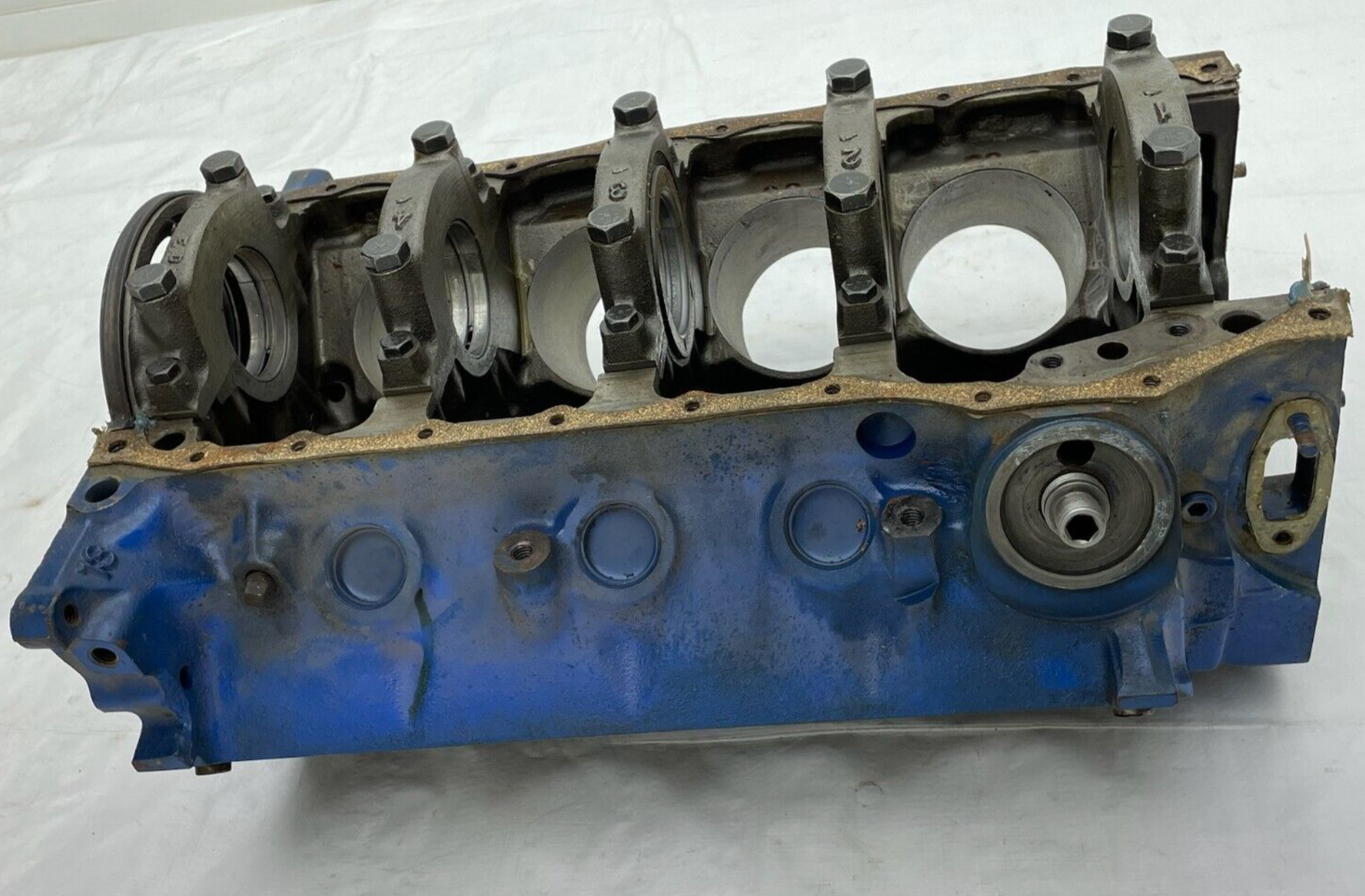 1970-1974 351 Cobra Jet Cleveland Engine Block CJ Standard Bore 4 Bolt ...