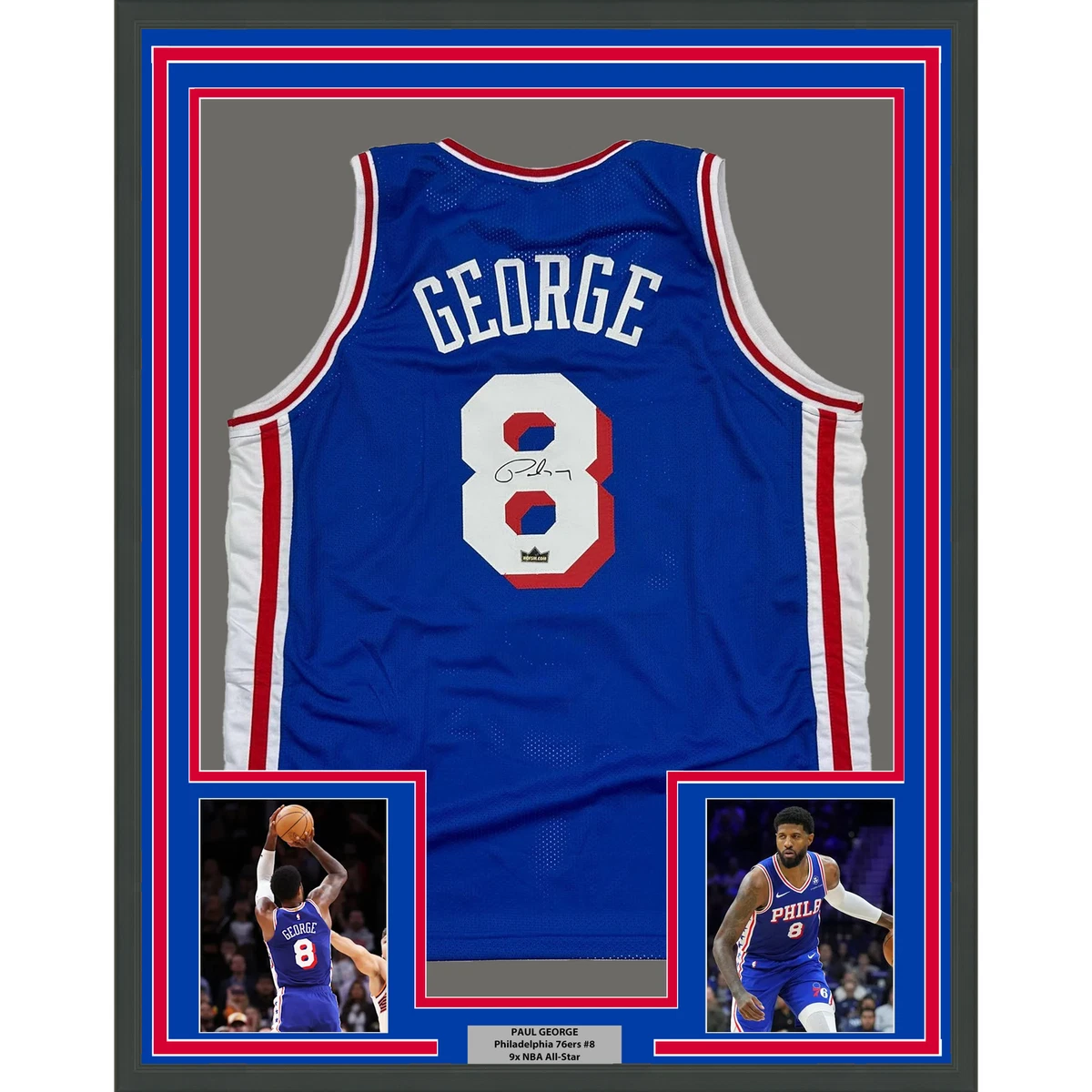 Paul George Basketball NBA Original Autographed Jerseys for sale