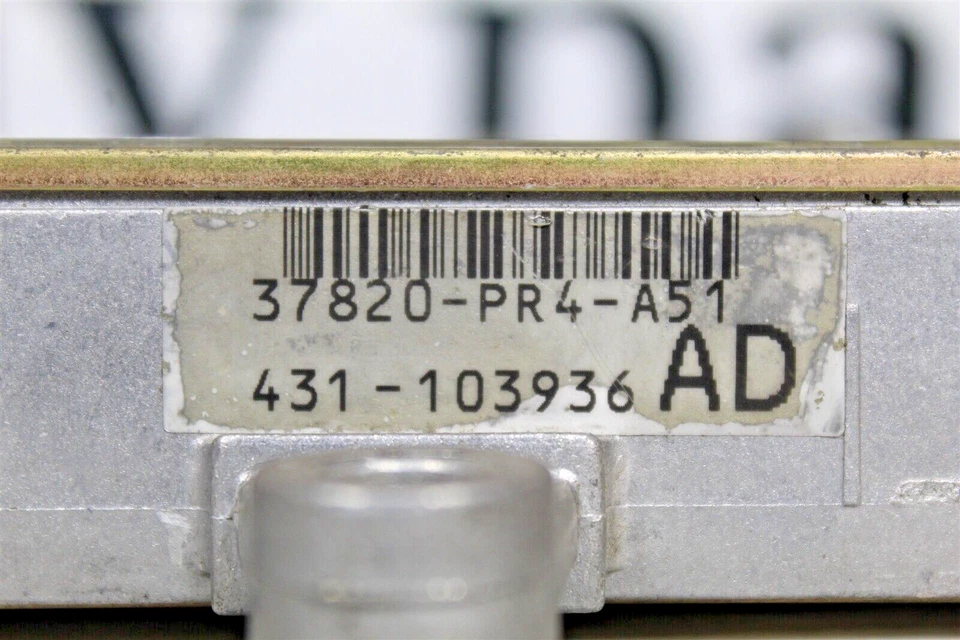 37820PR4A51 Acura Integra 1990 AT unidad de control del motor módulo de ECU OEM 16D2 58 B31 Foto 2 de 4