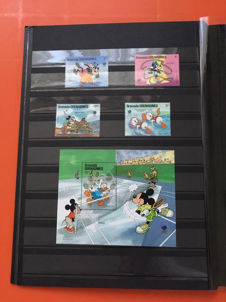 Timbre et Bloc Walt Disney GRENADA GRENADINES Neuf** - Photo 1/1