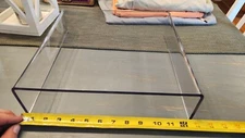 12 x 12 acrylic desctop monitor stand/acrylic Shelf 3 and 3/4 inches high