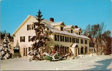 Postcard Middlebury Vermont - The Dog Team - Restaurant in Winter Burned 2006