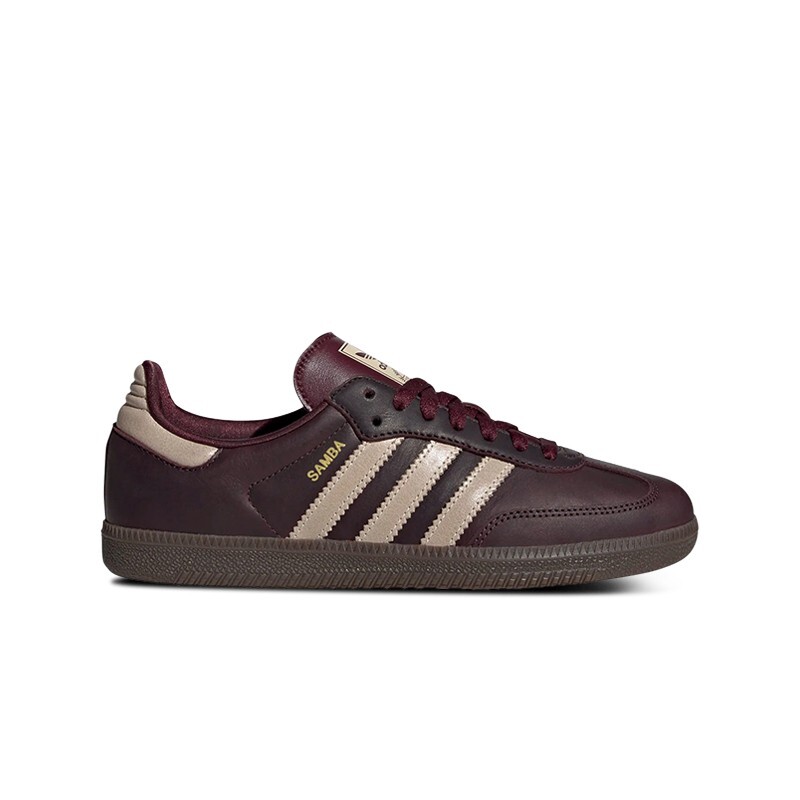 Adidas Originals Samba OG Maroon/Crystald Sand/Gold Women