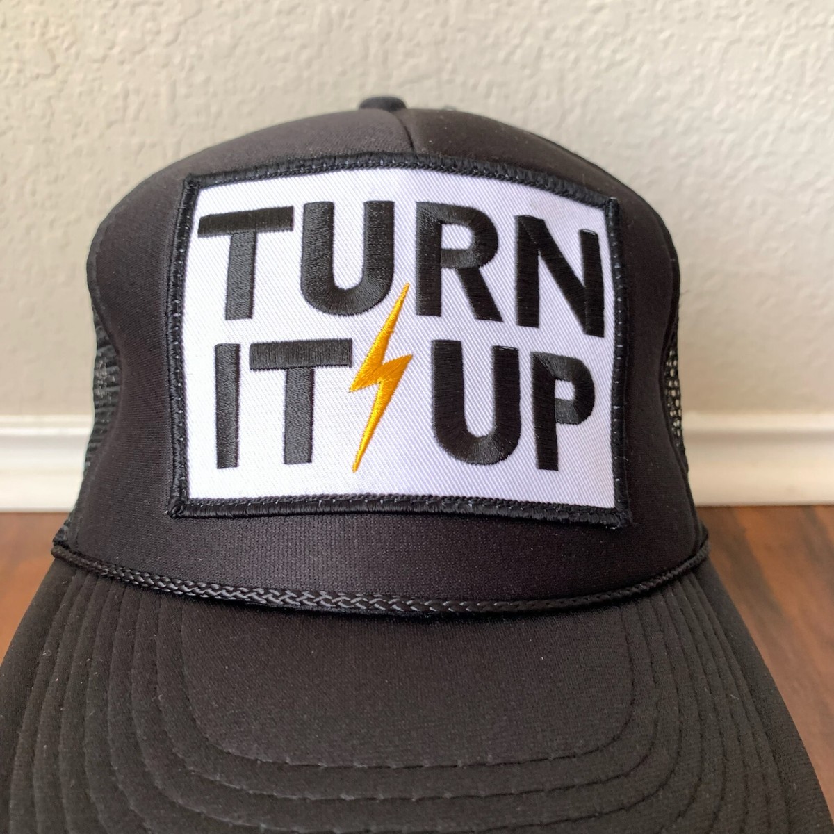 Rare Aviator Nation Turn It Up Hat ⚡️ AVIATOR NATION “TURN IT UP” Trucker Lightening Bolt Mesh  main image 2