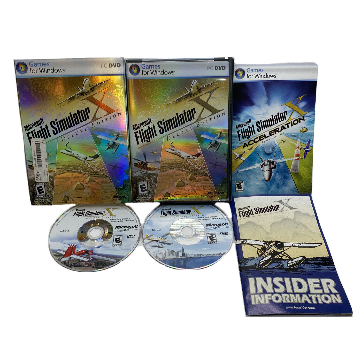 Microsoft Flight Simulator X Gold Edition - PC Flight Sim - New See Desc  882224258043