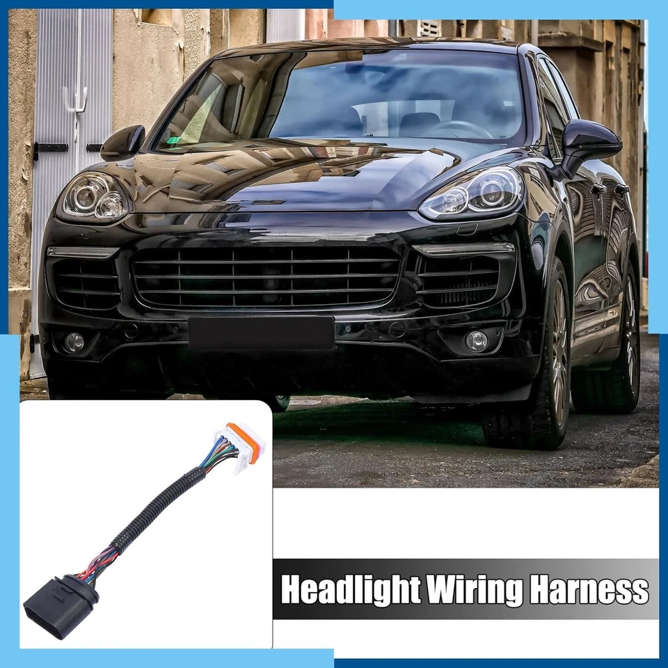 2pc for Porsche Cayenne HID Headlight Wiring Harness Adapters - Image 4 of 4