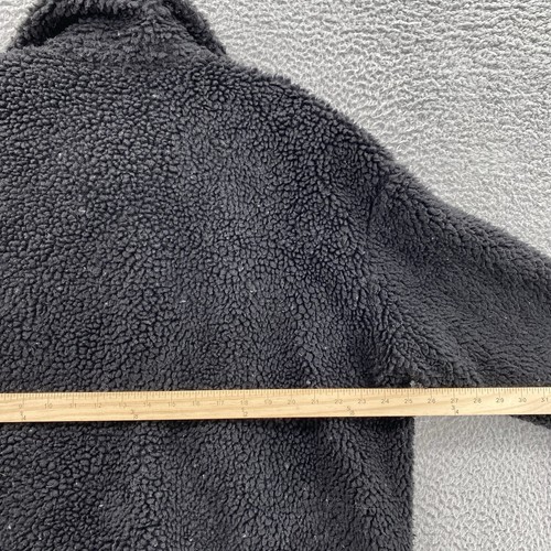 Nike Sherpa Jacket Womens Large Boxy Double Swoosh Oversized Sportswear Academia - Picture 5 of 11