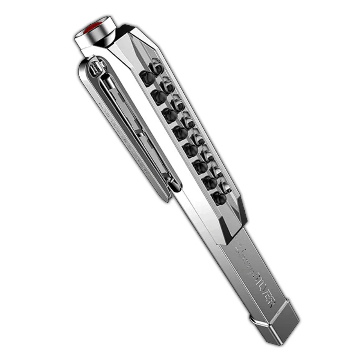NEBO Linterna De Bolsillo Magnética 8 LED Lámpara De Trabajo Plata