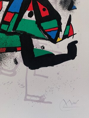 Joan Miro GALERIE MAEGHT Facsimile Signed Limited Edition Giclee