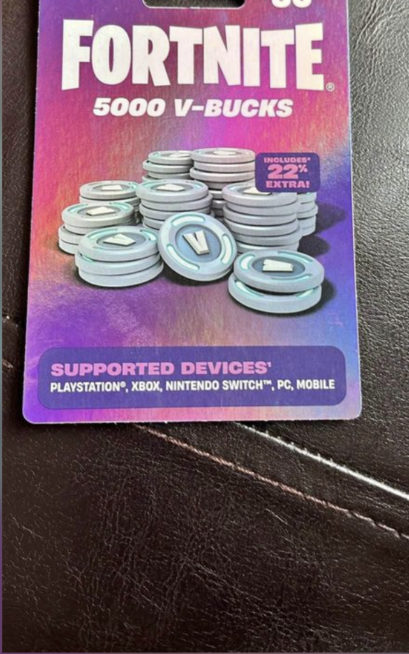 Fortnite V Bucks Card 5000 VBUCKS (EPIC GAMES)