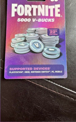 Fortnite V Bucks Card 5000 VBUCKS (EPIC GAMES) | eBay