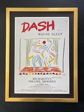 David Hockney | Vintage 1987 Signed Poster Print | Mounted and Framed