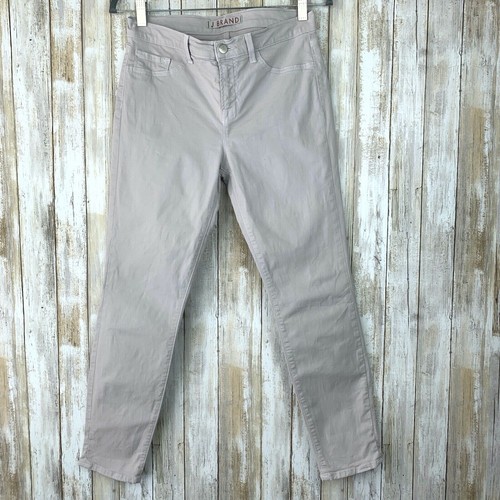 J Brand Mid Rise Capri Crop Skinny Jeans Pants French Grey Shade 29 - Picture 3 of 8