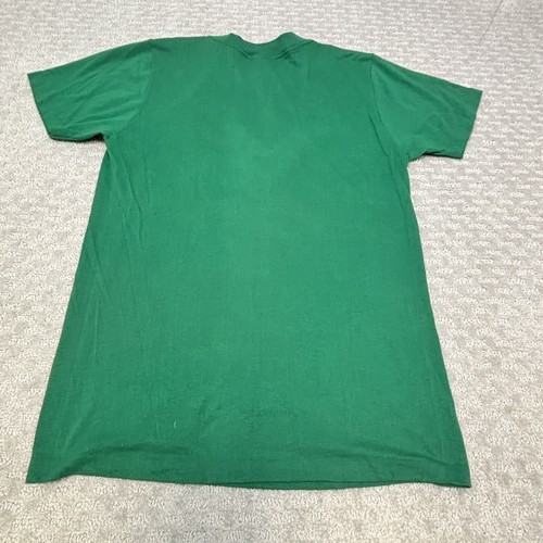 Vintage 1980s Green Champion NBA Boston Celtics Single Stitch T-shirt USA L/M - Picture 7 of 7