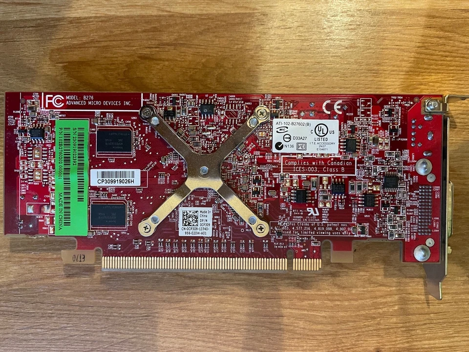 Low Profile - SFF - S-Video Analog Out - AMD ATI Radeon HD 3450 256MB - PCI-E - Image 2 of 3