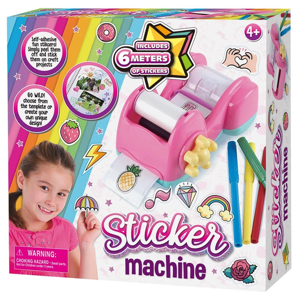 Reusable DIY Sticker Maker Fun Handmade Creative 3D Sticker Machine for  Kids - AliExpress