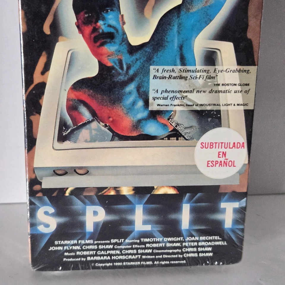 Split (VHS, 1989) Sci-Fi Film Robots and Humanoids Movie RARE AIP Studios - Image 3 of 4