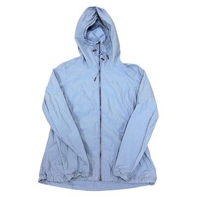 Jack Wolfskin Jacke Funktion 65 UV-Schild Outdoor Wandern Blau Damen Uk8/10