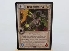 WARLORD Saga of the Storm CCG Elf Character Card TREYIK NETHERYN 20/78