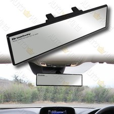 Universal Flat 240mm Wide Broadway Clear Interior Clip On Rear View Mirror Universal Flat 240mm Wide Broadway Clear Interior Clip On Rear View Mirror