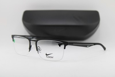 NEW NIKE 4313 001 BLACK GUNMETAL AUTHENTIC EYEGLASSES 52-17