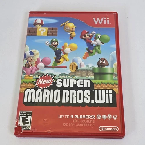 New ListingNintendo New Super Mario Bros. Wii, Multiplayer, Manual, Wii , 2009