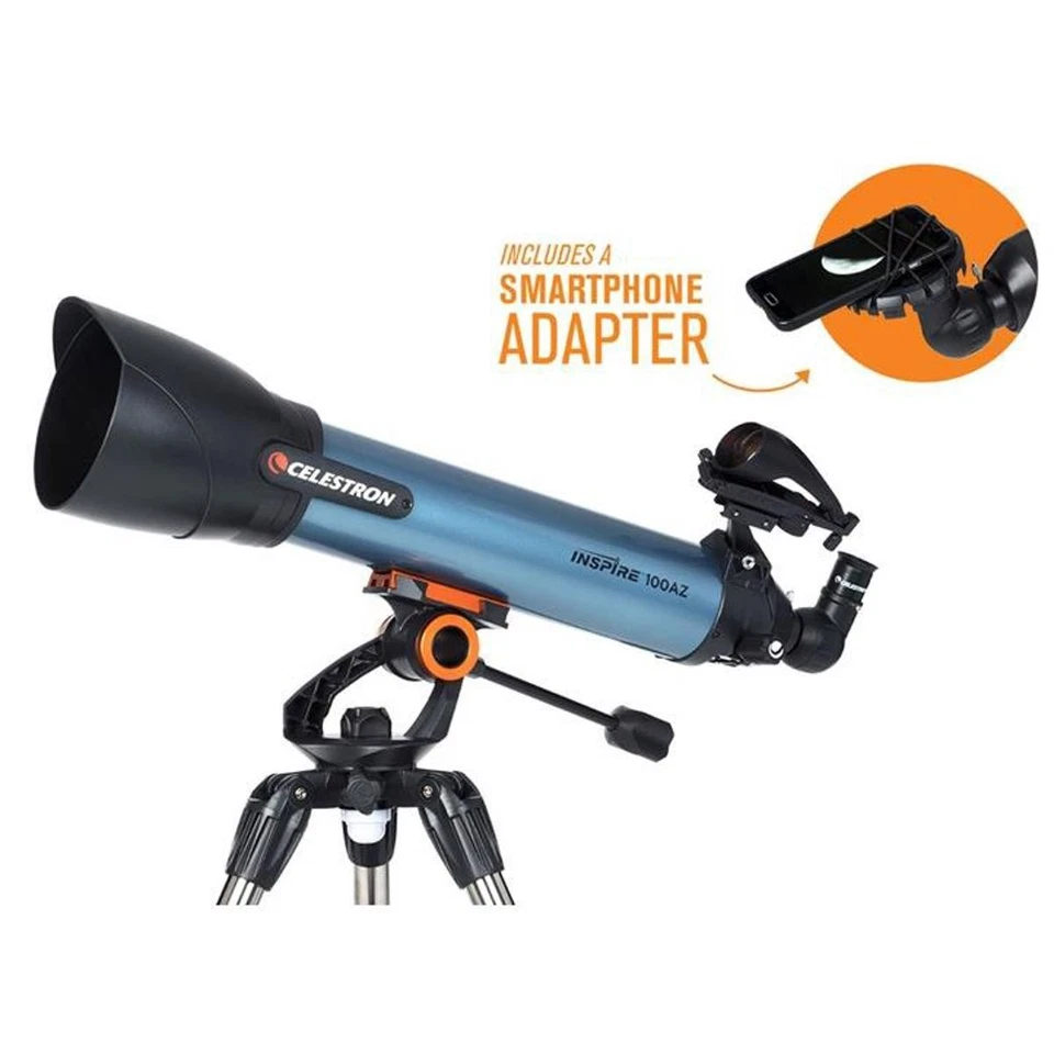 Celestron Inspire 100AZ Refractor Telescope - Image 2 of 4