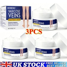 3PCS Varicose Veins Treatment Cream Leg Care Spider Veins Relief Moisturising