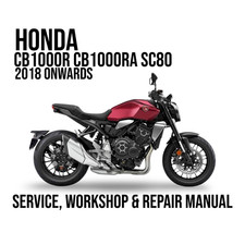 Honda CB1000R CB1000RA SC80 2018+ Twin Service Repair Workshop Manual PDF