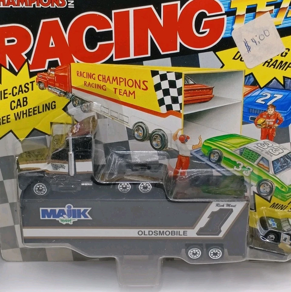Racing Champions NASCAR Hauler Lote Motorcraft #15 y Oldsmobile #1 Nuevo Sellado Foto 2 de 4