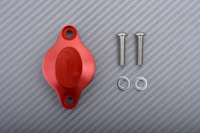 Protection carter alternateur rouge pour Ducati Streetfighter V4 en balade et sur piste