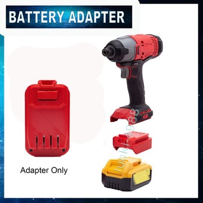 Adapter For Dewalt 20V Li-Ion Battery Convert to fits Craftsman v20 20V Tools