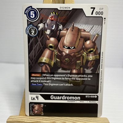 Guardromon BT2-058 C Digimon TCG Near Mint