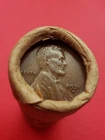 AU 1931-S LINCOLN WHEAT CENT 1924S LINCOLN WHEAT PENNY COIN ROLL ENDS BANKROLLED
