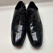 Stacy Adams Men s Black Leather Cap Toe Oxford Dress Shoes Size 12M Classic