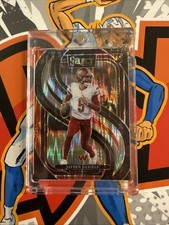 2024 Panini Select - Premier Level Jayden Daniels #112 Black & Red Shock Prizm