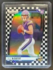 2024 Prizm J.J. McCarthy RC Black and White Checker Rookie #400 Vikings