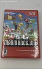 New Super Mario Bros. Wii Nintendo Wii Red Case Factory Sealed New