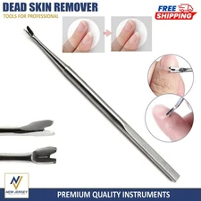 Manicure Pedicure V-Shape Cuticle Pusher Easy Remove Clean Dead Skin Knife Tool