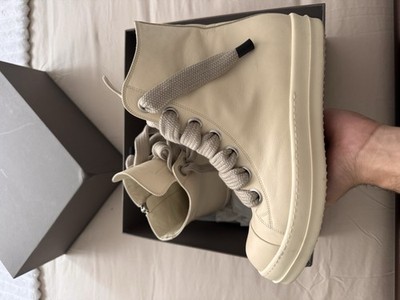 Rick Owen s Lido High Sneaks Jumbo Laced Size 46