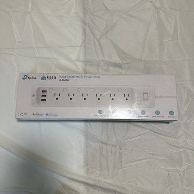 TP-Link Kasa Smart Plug Power Strip HS300, Surge Protector with 6 Plugs, 3 USB